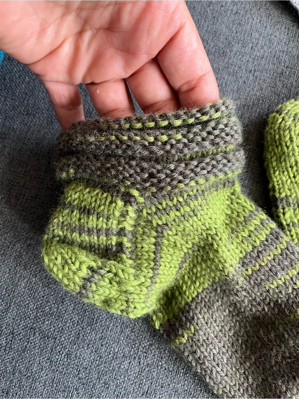 NEW 3 pairs hand-knit socks real wool warm soft NWOT unisex fits most